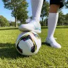 MINSA hand-sewn PU leather pressure-relieving football, the same style as the World Cup football details Picture